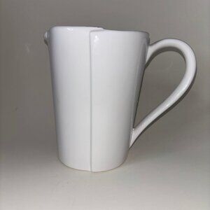 VIETRI Lastra White 7" Pitcher Stoneware Made in Italy